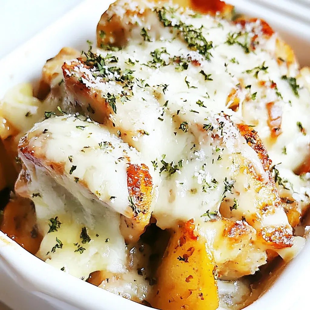 Garlic Parmesan Chicken Potatoes