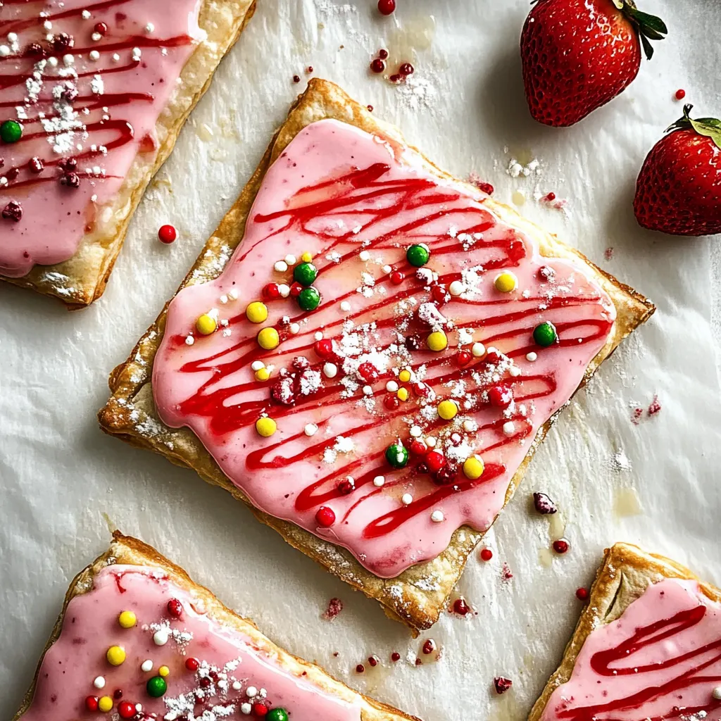 Giant Frosted Strawberry Pop-Tart