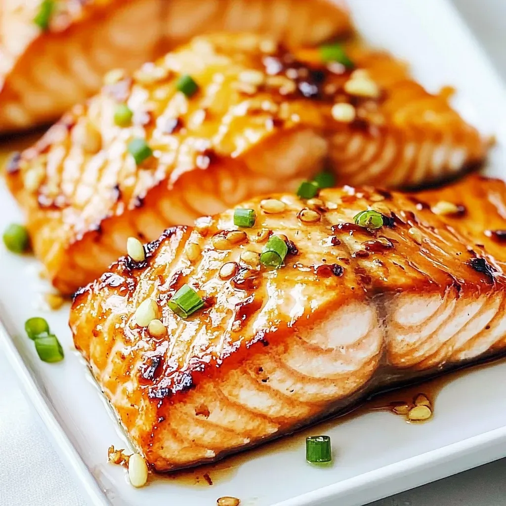 Ginger Garlic Baked Salmon