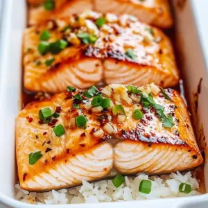 Ginger Garlic Baked Salmon