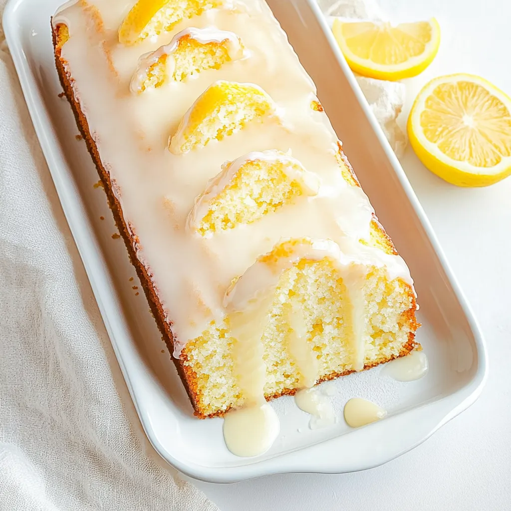 Glazed Lemon Pound Cake
