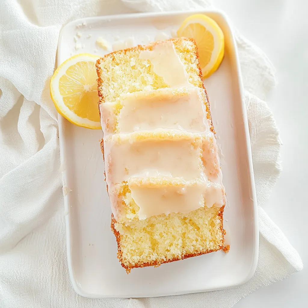 Glazed Lemon Pound Cake