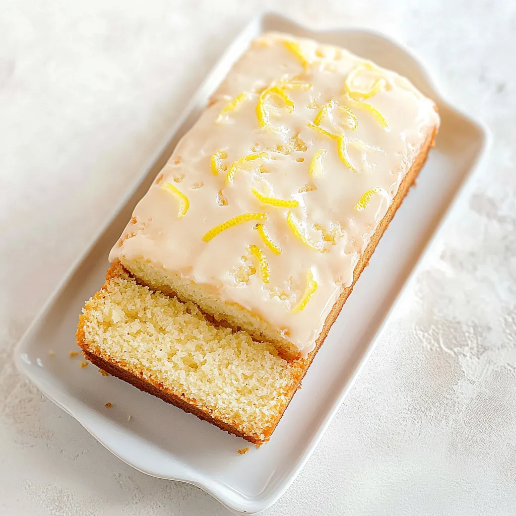 Glazed Lemon Pound Cake
