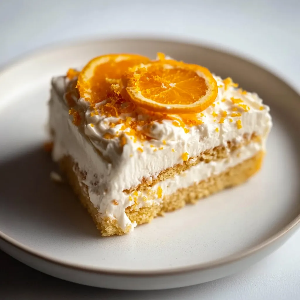 Gluten Free Orange Creamsicle Cake