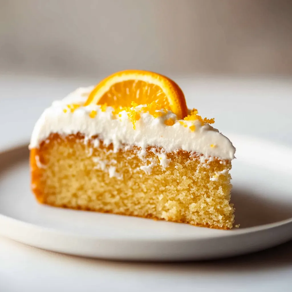 Gluten Free Orange Creamsicle Cake