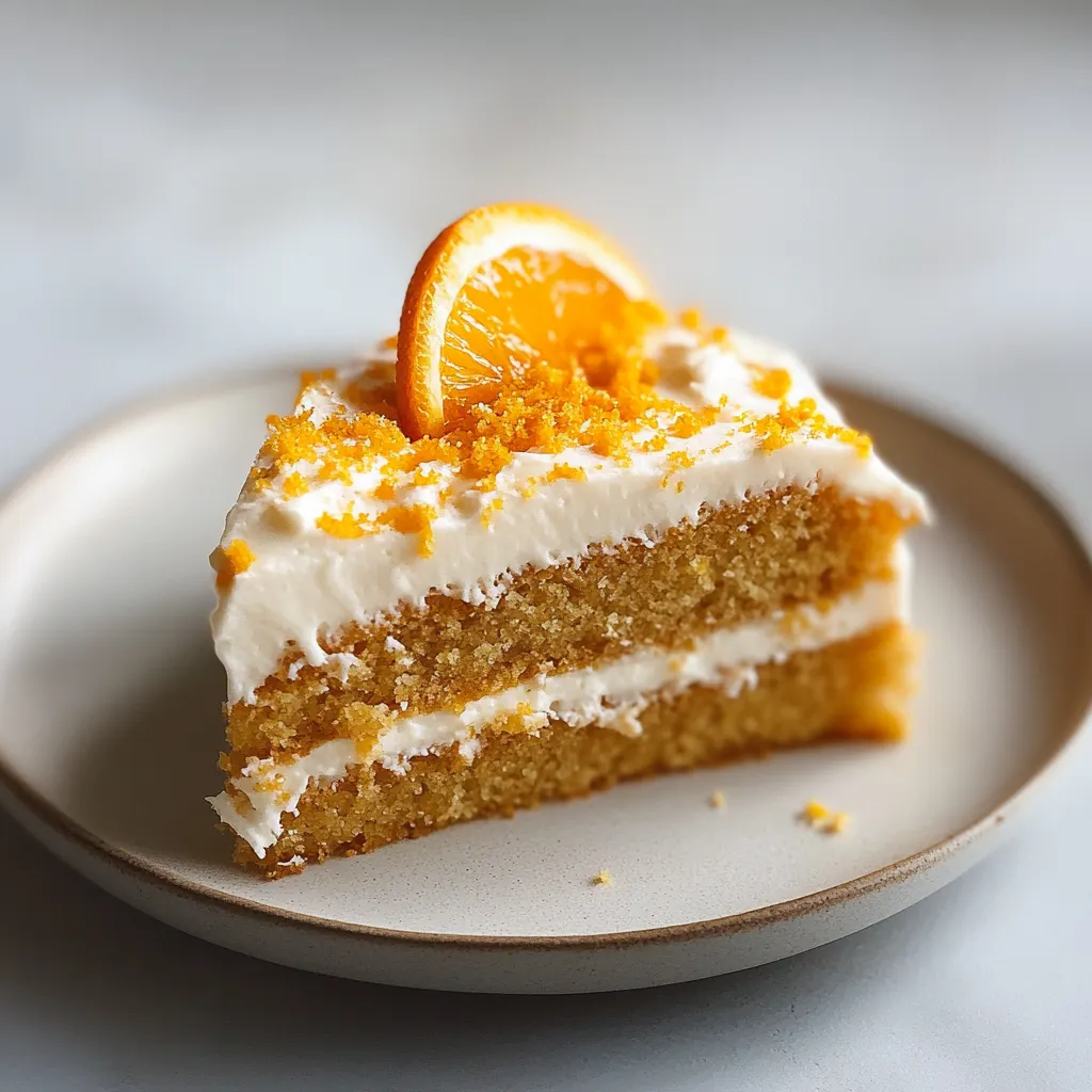 Gluten Free Orange Creamsicle Cake