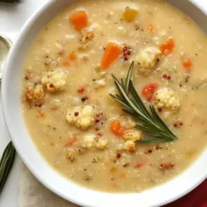 Gluten Free Quinoa and Cauliflower Chowder