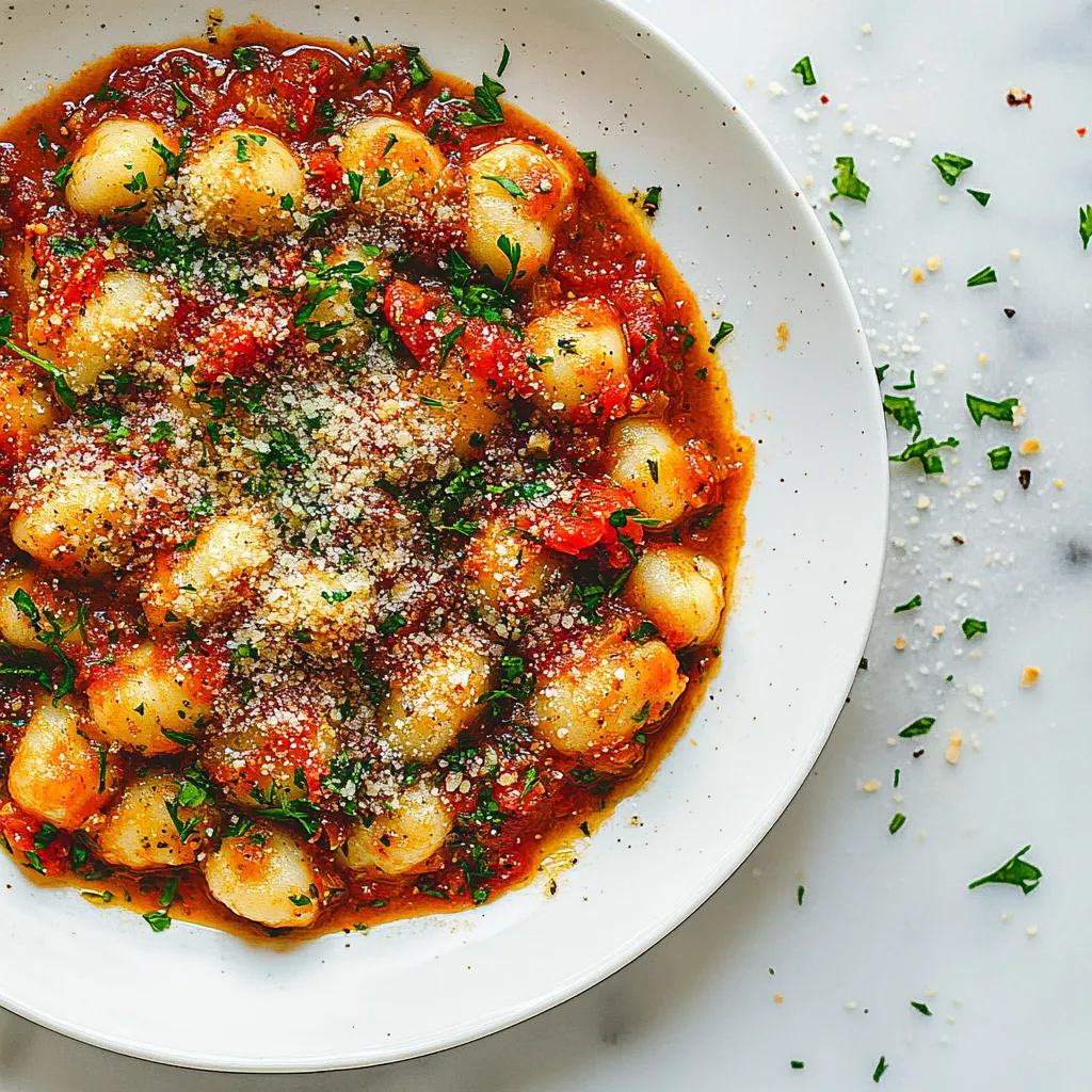 Gnocchi with Tomato Sauce