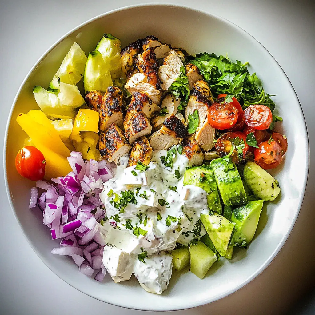 Greek Chicken Bowls
