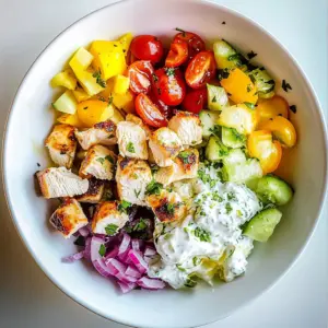 Greek Chicken Bowls