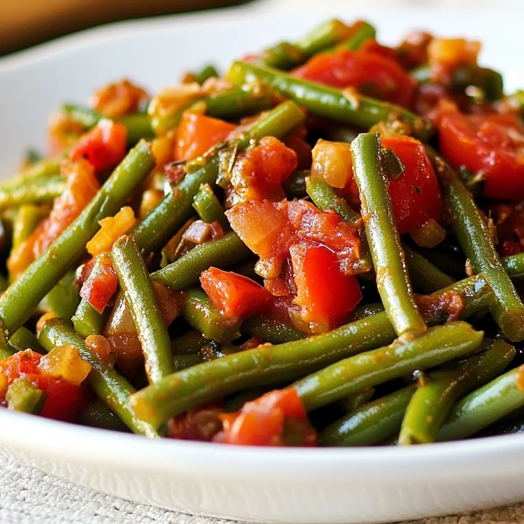 Green Beans with Tomatoes