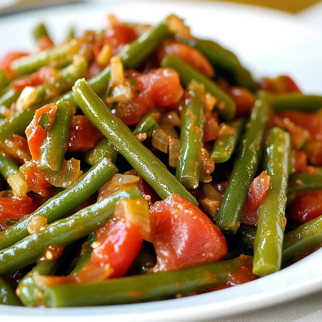Green Beans with Tomatoes