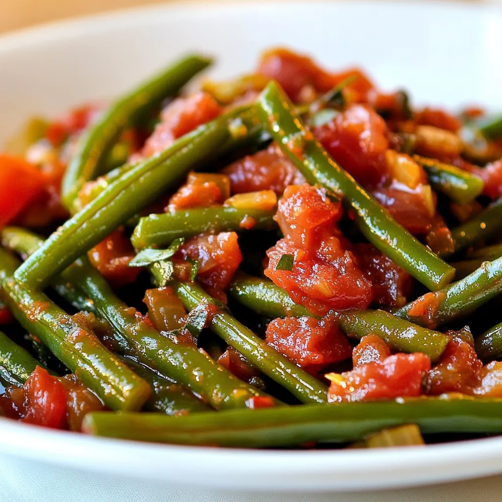 Green Beans with Tomatoes