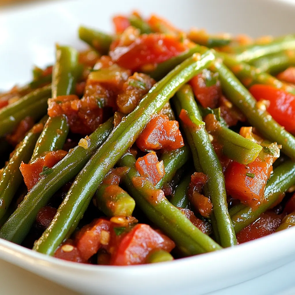 Green Beans with Tomatoes