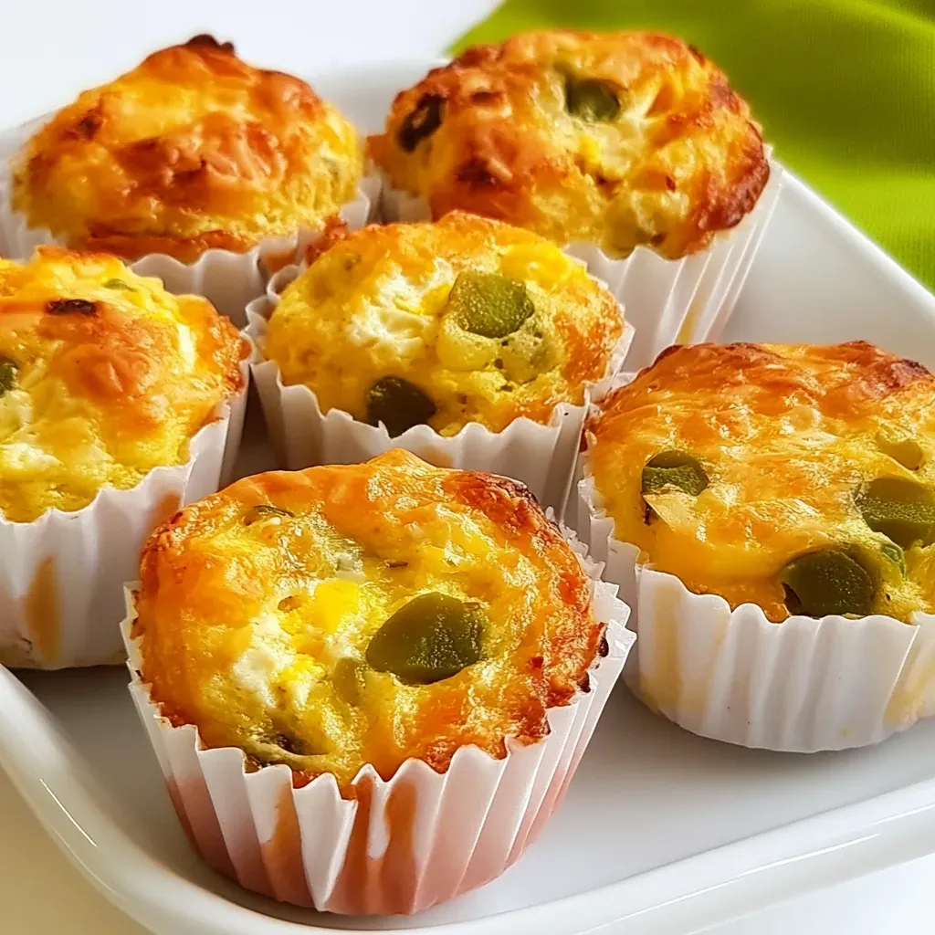 Green Chile and Cheese Egg Muffins