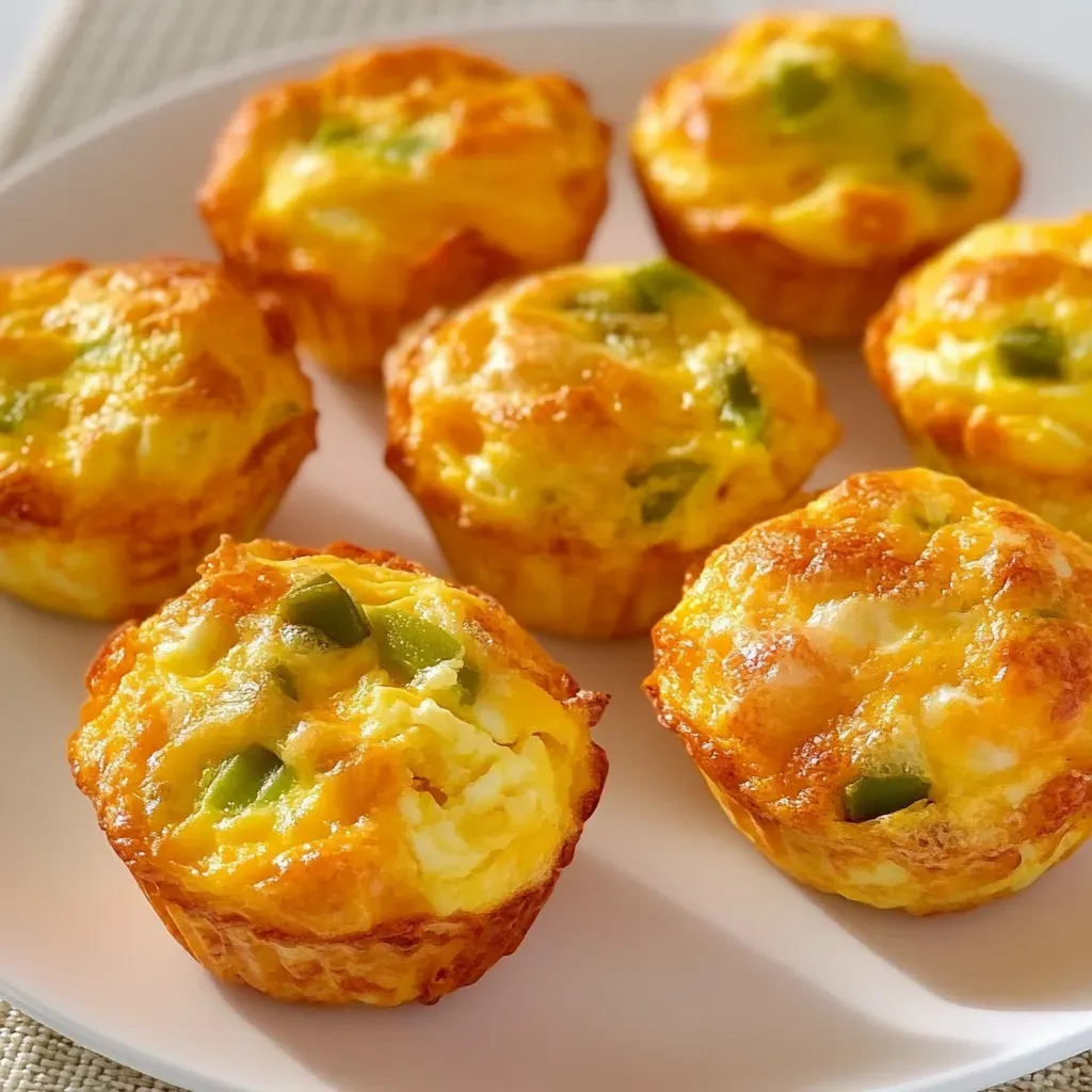 Green Chile and Cheese Egg Muffins