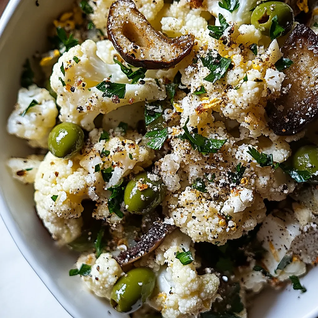 Green Olive Cauliflower Salad