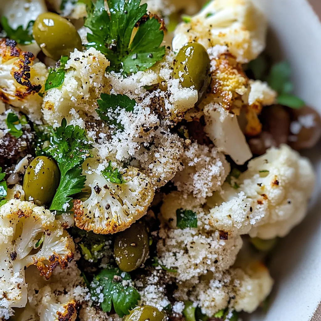 Green Olive Cauliflower Salad