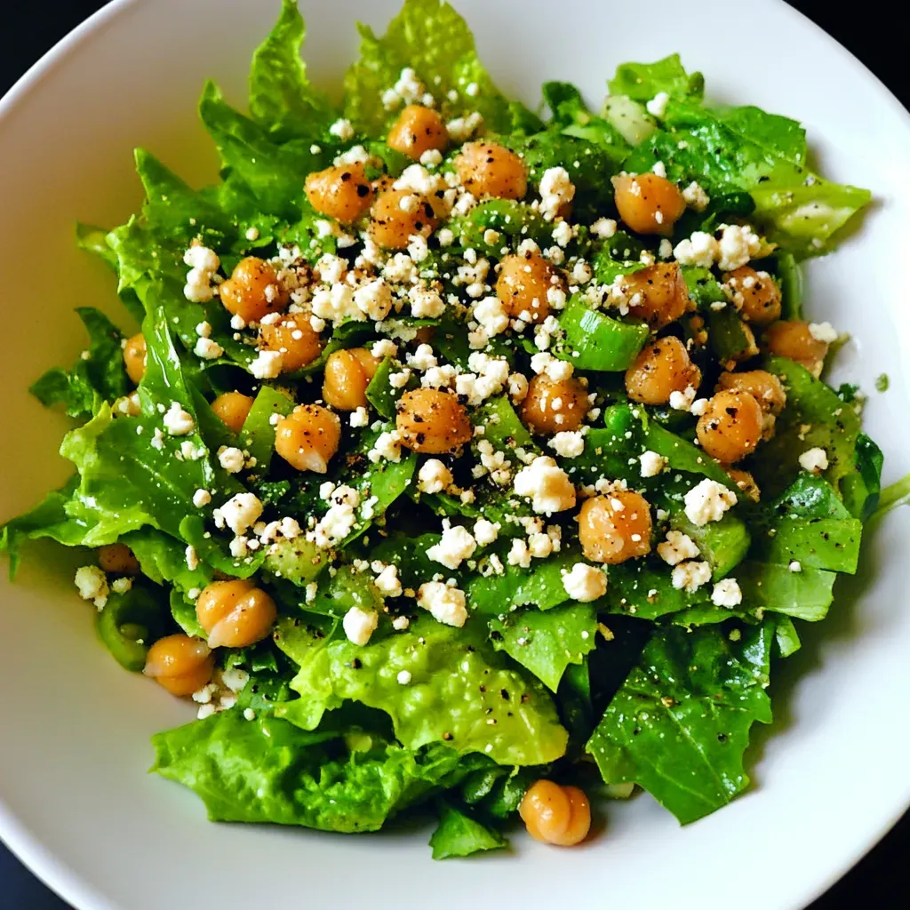 Green Salad with Chickpeas