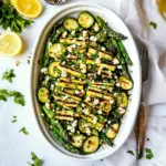 Grilled Asparagus Zucchini Salad