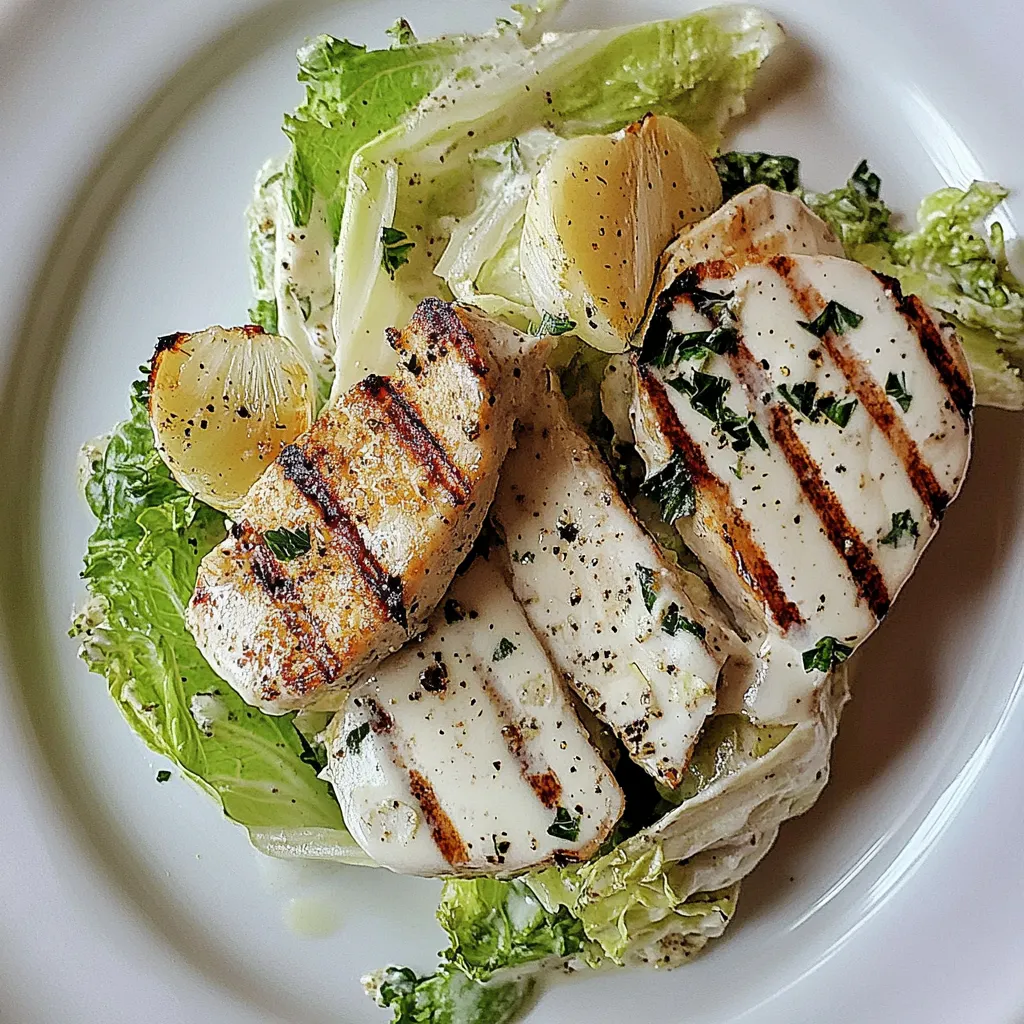 Grilled Caesar Salad