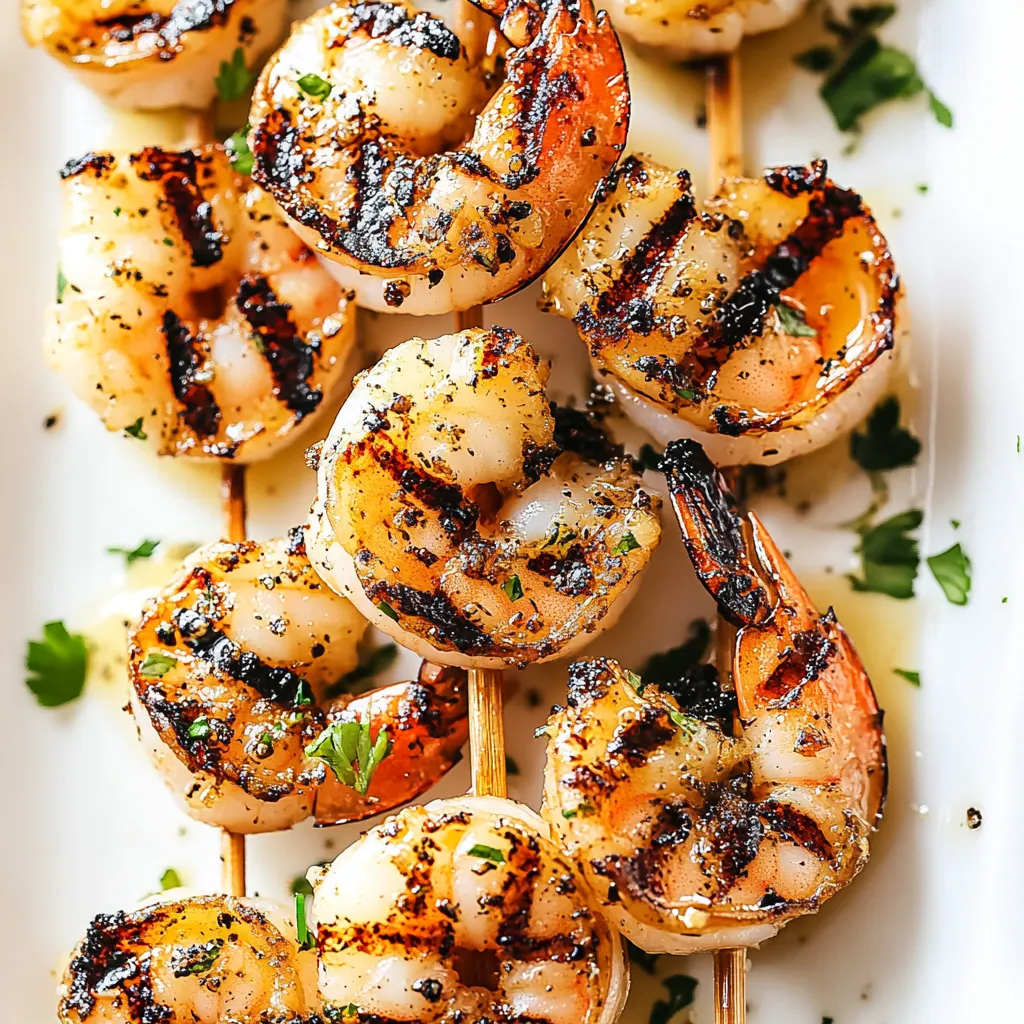Grilled Honey Garlic Shrimp