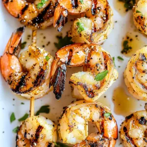 Grilled Honey Garlic Shrimp