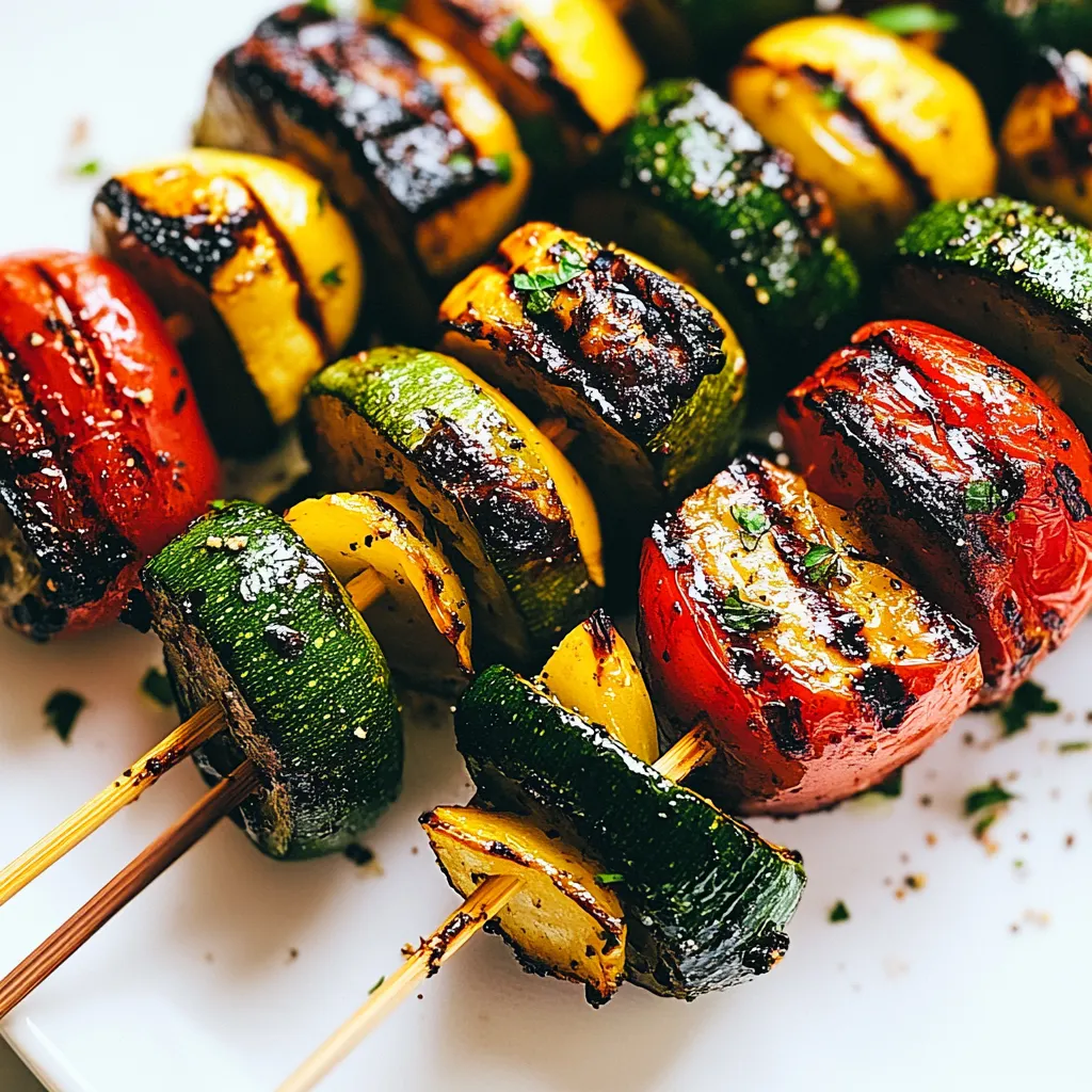 Grilled Vegetable Kabobs