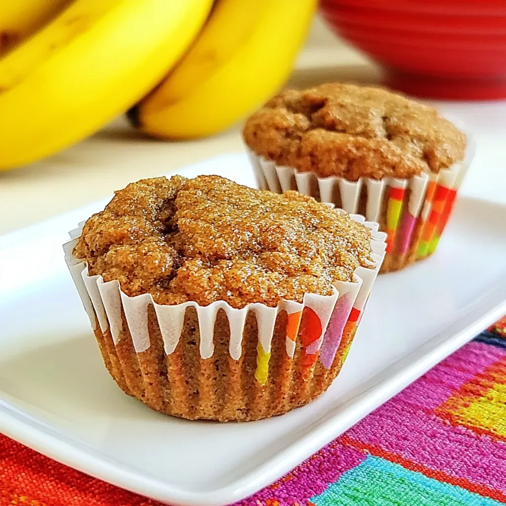 Healthy Banana Muffins