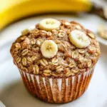 Healthy Banana Oatmeal Muffins