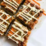 Healthy Carrot Zucchini Bars