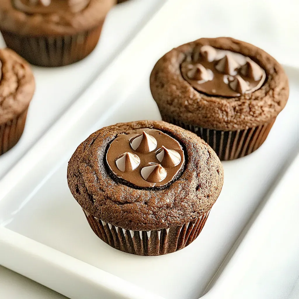 Healthy Chocolate Pumpkin Muffins