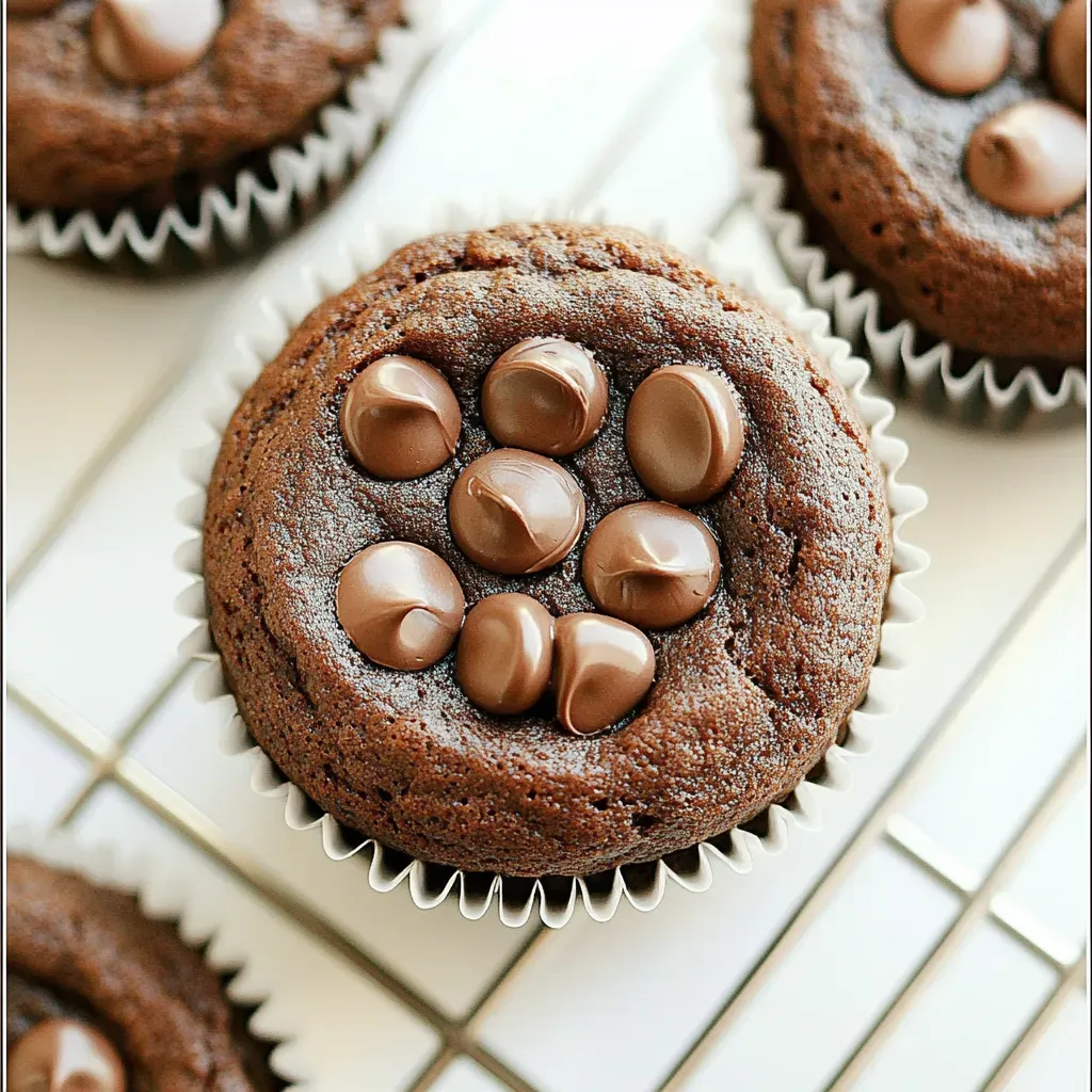 Healthy Chocolate Pumpkin Muffins