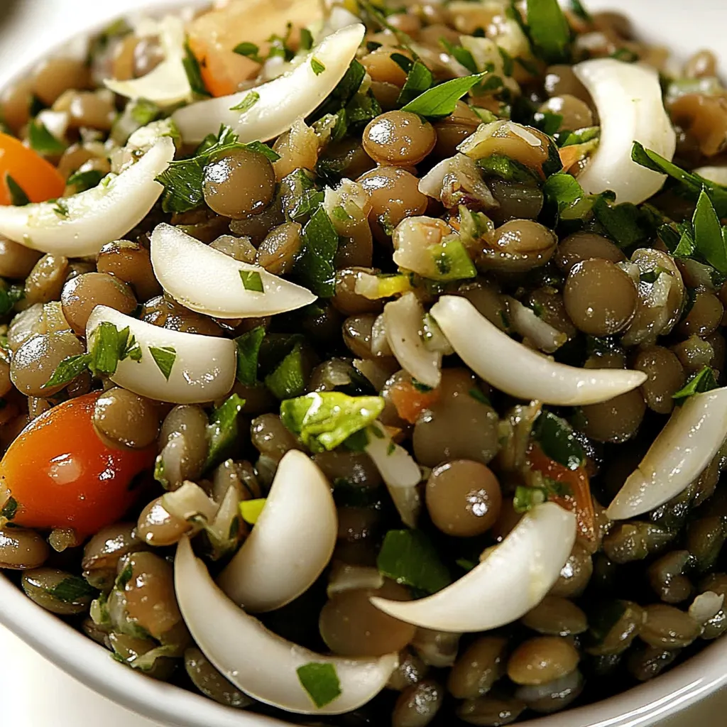 Herby Lemony French Lentil Salad