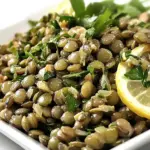 Herby Lemony French Lentil Salad