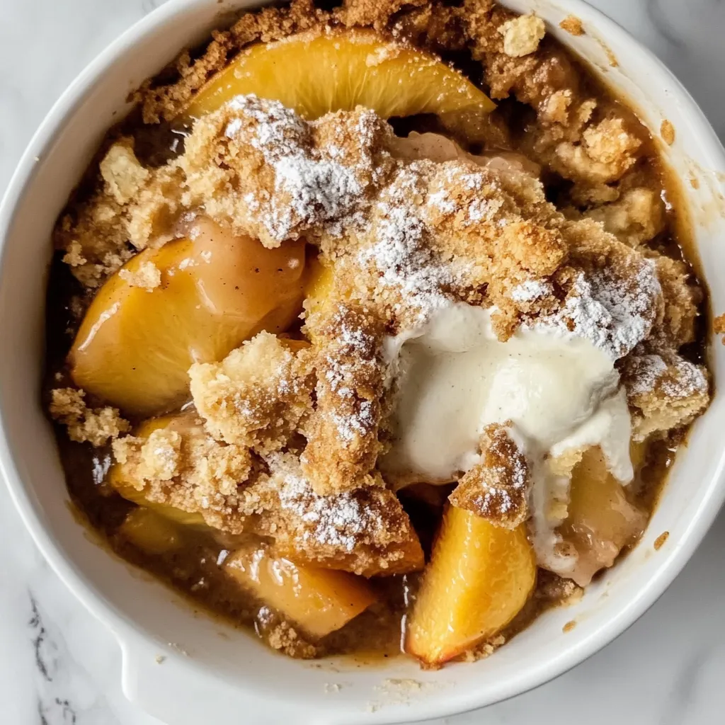 Homemade Peach Cobbler