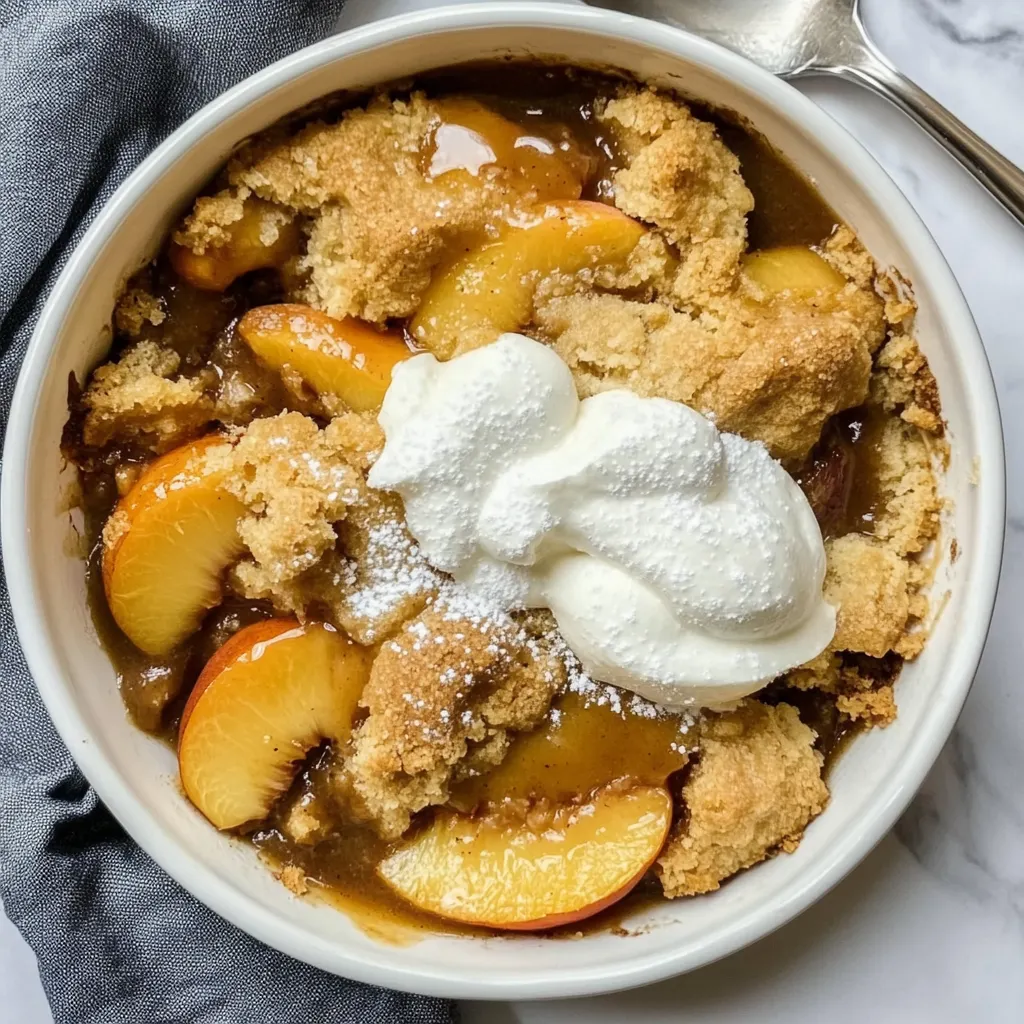 Homemade Peach Cobbler