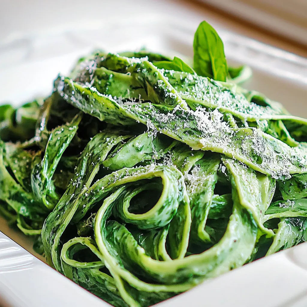 Homemade Spinach Pasta