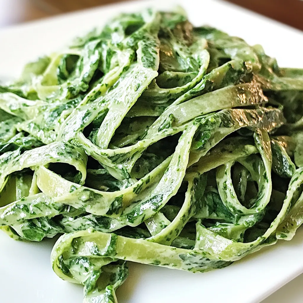 Homemade Spinach Pasta