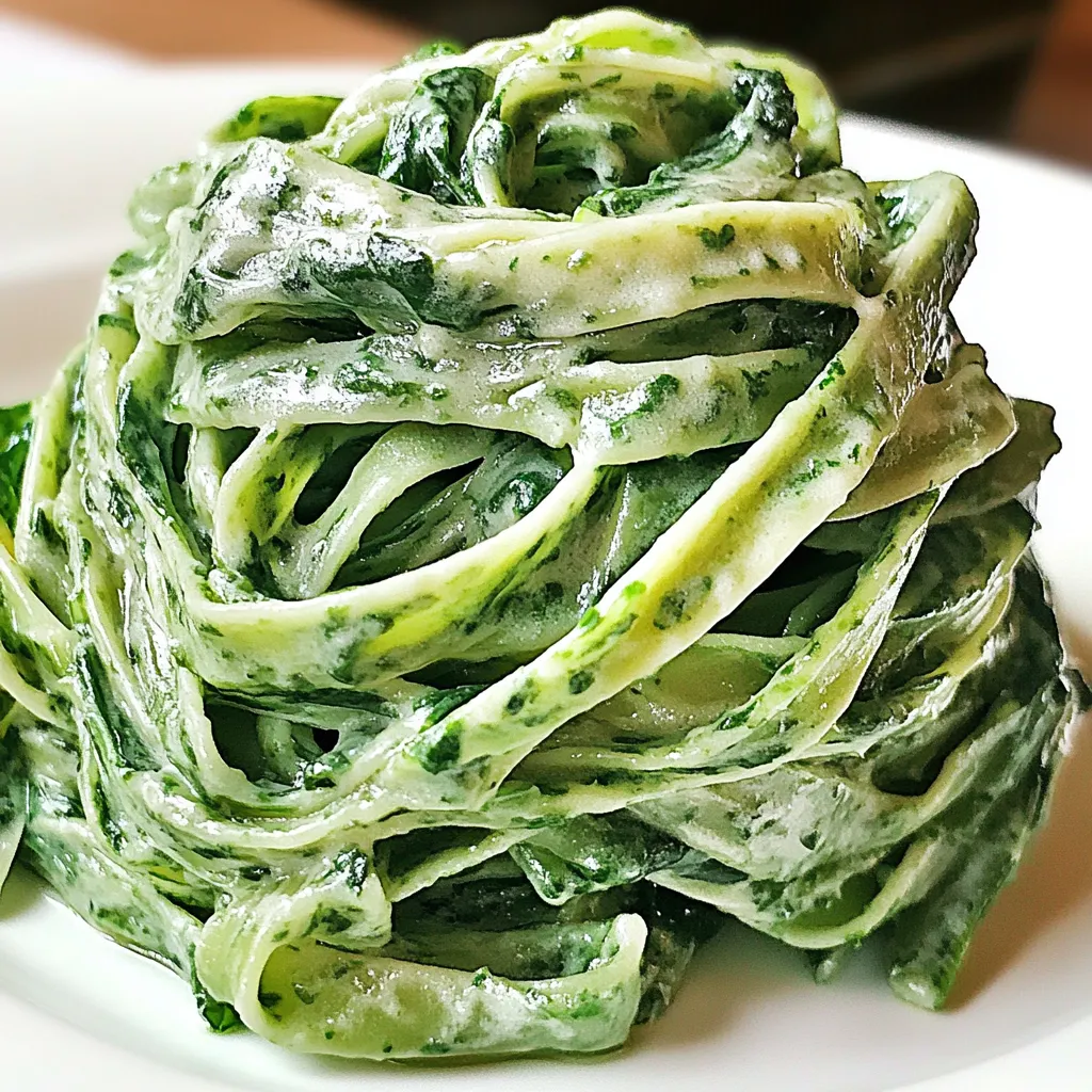 Homemade Spinach Pasta