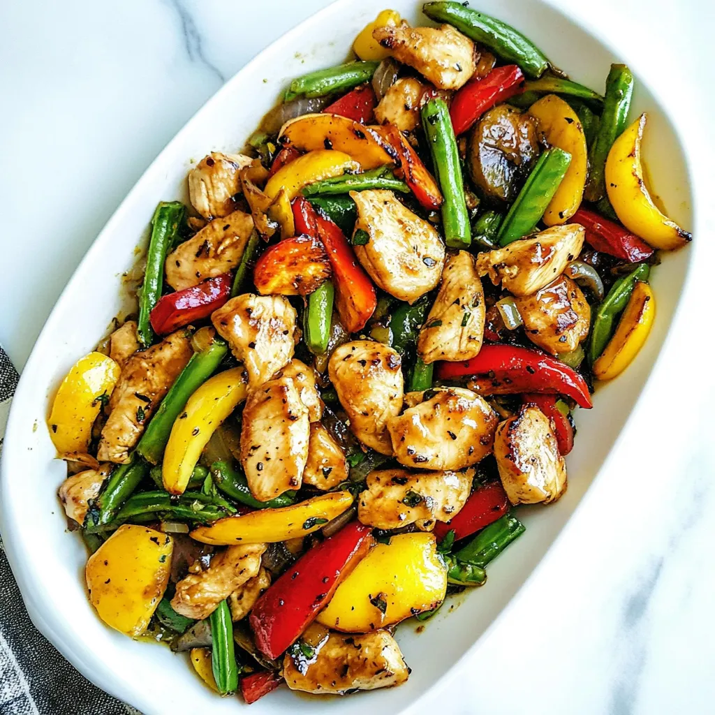 Honey Garlic Chicken Stir Fry