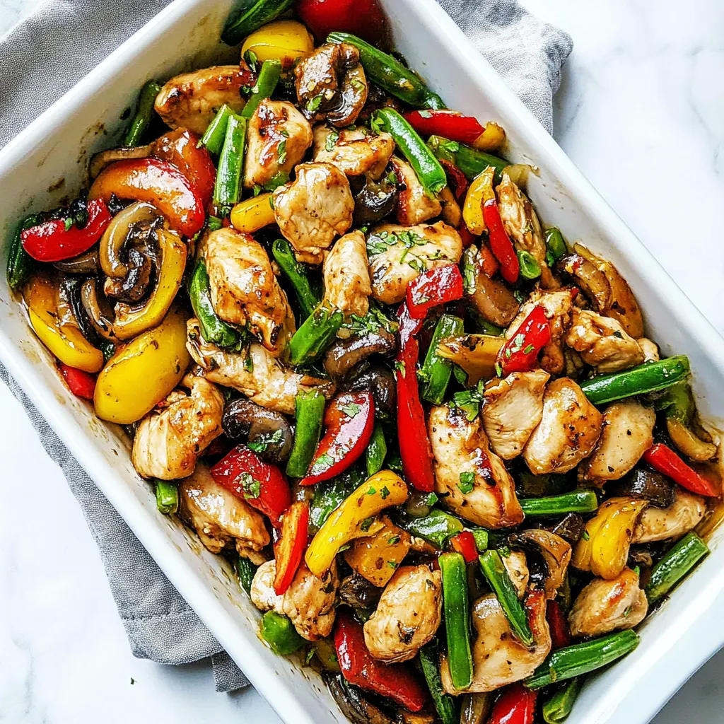 Honey Garlic Chicken Stir Fry