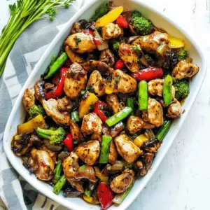 Honey Garlic Chicken Stir Fry