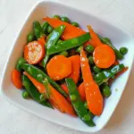Honey Glazed Pea Pods and Carrots