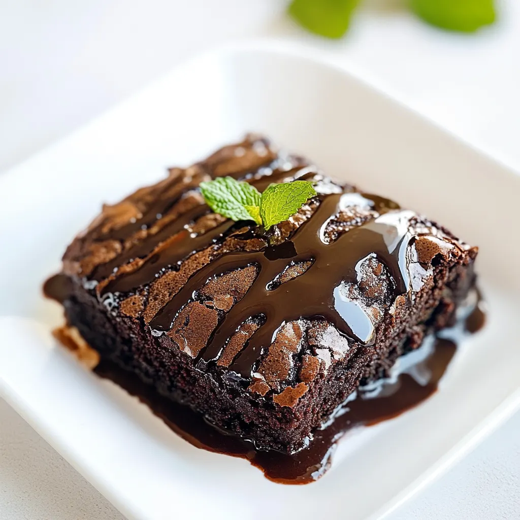 Hot Fudge Brownie