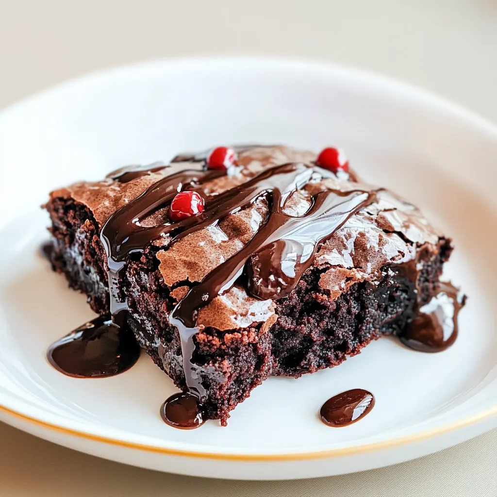 Hot Fudge Brownie