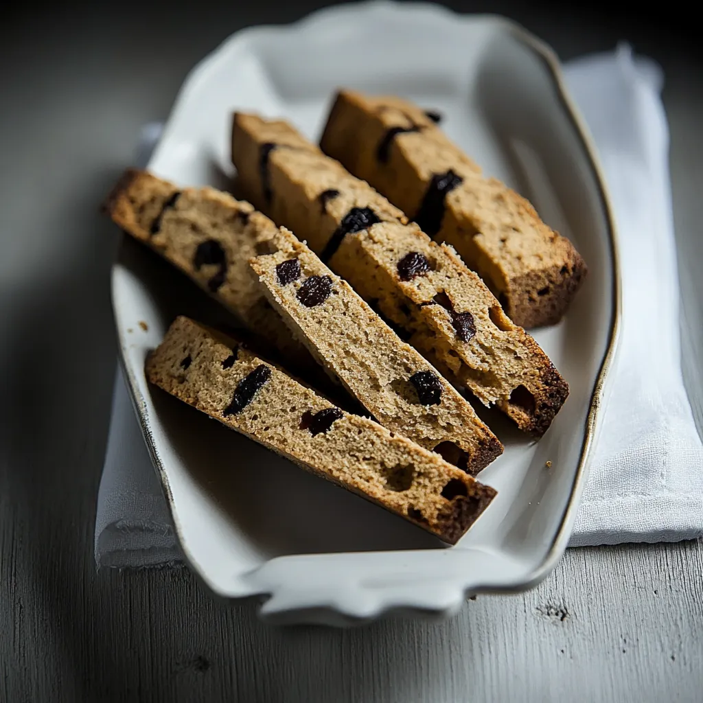 Hot Cross Bun Biscotti