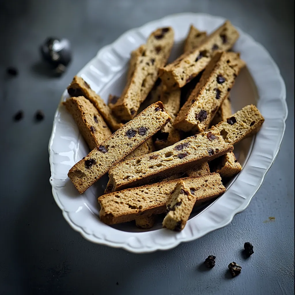 Hot Cross Bun Biscotti
