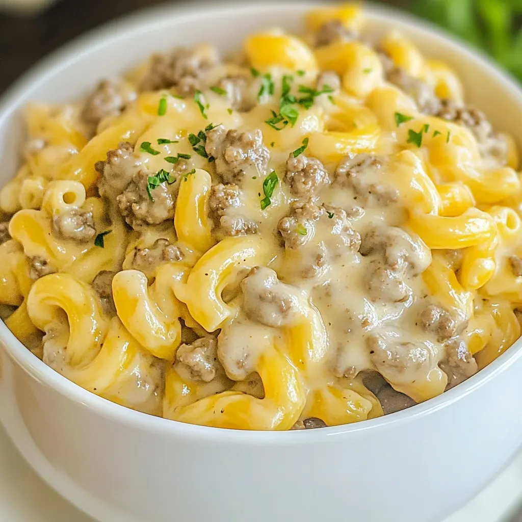 Instant Pot Cheeseburger Macaroni