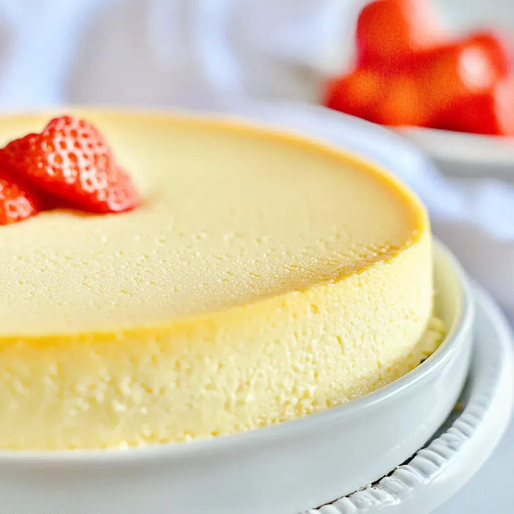 Instant Pot Japanese Cheesecake